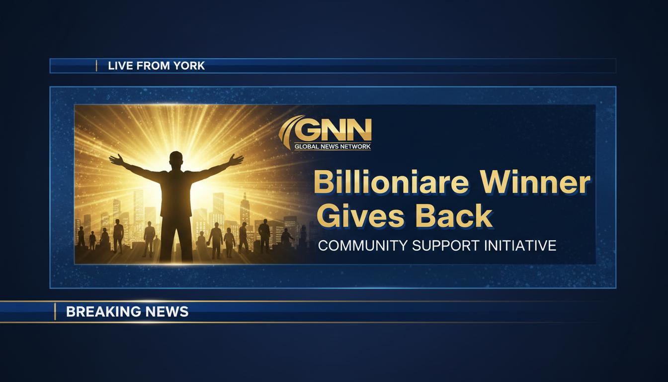 Billionaire Winner Gives Back — Community Support Initiative